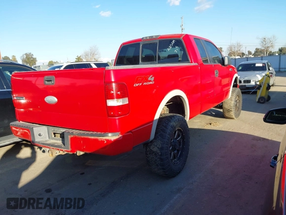 2006 Ford F-150 XLT with VIN 1FTPX14566NA05124, listed as a IAAI auction lot 41751548 with 195,665 mi miles. Bid and sale history available at carsss.com. Image 4.