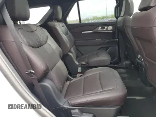 2025 Ford Explorer Platinum with VIN 1FMWK8HC6SGB57457, listed as a Copart auction lot 53721195 with 4,956 mi miles and Salvage title. Bid and sale history available at DreamBid. Image 11.