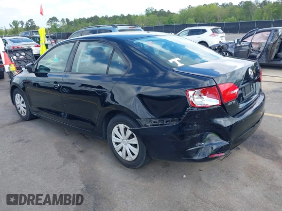 2012 Volkswagen Jetta Sedan S w/Sunroof with VIN 3VW2K7AJ2CM380329, listed as a IAAI auction lot 41952314 with 138,906 mi miles. Bid and sale history available at carsss.com. Image 3.