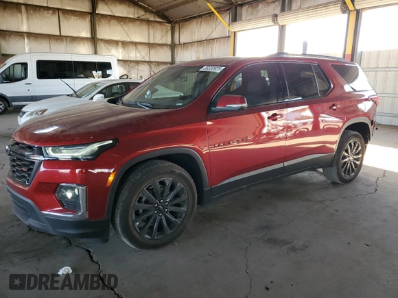 2023 Chevrolet Traverse RS with VIN 1GNERJKW7PJ160679, listed as a Copart auction lot 89330925 with 31,470 mi miles and Salvage Title. Bid and sale history available at carsss.com. Image 1.