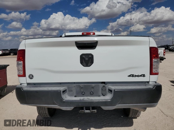 2024 Ram 2500 Tradesman with VIN 3C6UR5CL2RG277842, listed as a Copart auction lot 69220124 with 0 mi miles and Salvage Title. Bid and sale history available at carsss.com. Image 6.