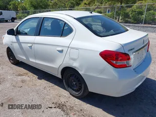2017 Mitsubishi Mirage ES with VIN ML32F3FJXHHF08536, listed as a IAAI auction lot 42026950 with 91,610 mi miles and . Bid and sale history available at DreamBid. Image 3.