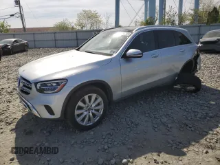 2020 Mercedes-Benz GLC 300 z VIN WDC0G8EB1LF674917, wystawiony jako Copart lot #53933235 z przebiegiem 43 611 mil mil oraz Szkoda całkowita • Salvage title. Historia ofert i sprzedaży dostępna na DreamBid. Obrazek 1.