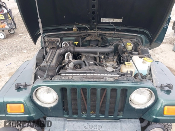 1999 Jeep Wrangler Sahara with VIN 1J4FY49S5XP482037, listed as a IAAI auction lot 42341723 with 161,081 mi miles and . Bid and sale history available at DreamBid. Image 10.