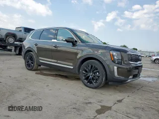 2021 Kia Telluride SX with VIN 5XYP5DHC4MG168181, listed as a Copart auction lot 58968875 with 28,962 mi miles and Salvage title. Bid and sale history available at DreamBid. Image 4.