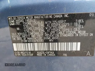 2012 Toyota RAV4 с VIN 2T3BF4DVXCW182083, выставлен на аукционе IAAI как лот 42786003 с пробегом 167 096 миль миль и . История ставок и продаж доступна на DreamBid. Изображение 9.