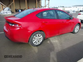 2014 Dodge Dart SXT with VIN 1C3CDFBB8ED851812, listed as a IAAI auction lot 41736482 with 92,116 mi miles. Bid and sale history available at carsss.com. Image 4.