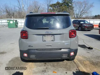 2021 Jeep Renegade Latitude with VIN ZACNJDB17MPN32651, listed as a Copart auction lot 48613025 with 42,196 mi miles and Salvage title. Bid and sale history available at DreamBid. Image 6.