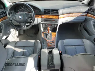 2002 BMW 5 Series 525iA with VIN WBADT43412GZ96236, listed as a Copart auction lot 42825325 with 254,554 mi miles and Salvage Title. Bid and sale history available at carsss.com. Image 8.