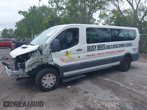 2018 Ford Transit Passenger XL with VIN 1FBZX2ZM0JKA10221, listed as a IAAI auction lot 41988879 with 54,340 mi miles and . Bid and sale history available at DreamBid. Image 2.