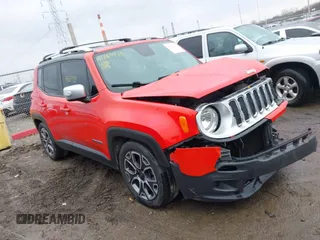 2015 Jeep Renegade Limited with VIN ZACCJADT7FPB41669, listed as a IAAI auction lot 41667420 with 118,719 mi miles and . Bid and sale history available at DreamBid. Image 1.