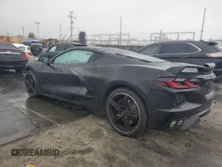 2021 Chevrolet Corvette 1LT with VIN 1G1YA2D42M5107951, listed as a Copart auction lot 86632094 with 27,590 mi miles and Salvage Title. Bid and sale history available at carsss.com. Image 2.