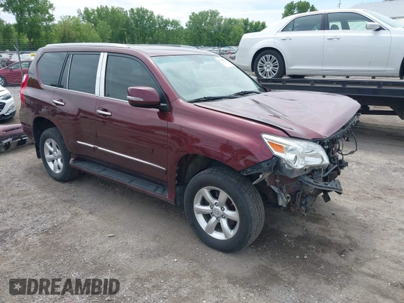 2012 Lexus GX 460 with VIN JTJBM7FX8C5040583, listed as a IAAI auction lot 42356538 with 166,781 mi miles and . Bid and sale history available at DreamBid. Image 1.