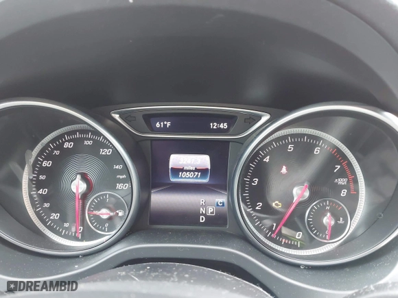 2018 Mercedes-Benz CLA with VIN WDDSJ4GB7JN595119, listed as a IAAI auction lot 41782982 with 105,071 mi miles. Bid and sale history available at carsss.com. Image 7.