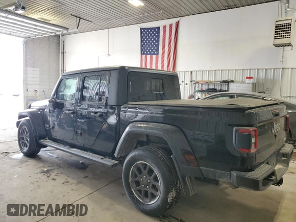 2021 Jeep Gladiator Overland с VIN 1C6HJTFG9ML519713, выставлен на аукционе Copart как лот 44737565 с пробегом 45 602 миль миль и Списание • Salvage title. История ставок и продаж доступна на DreamBid. Изображение 2.