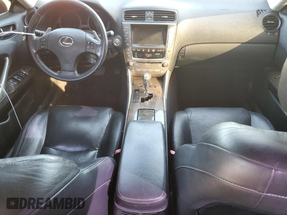 2010 Lexus IS 350 with VIN JTHBE5C26A5024598, listed as a Copart auction lot 80152504 with 175,039 mi miles and Salvage Title. Bid and sale history available at DreamBid. Image 8.