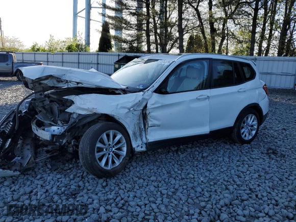 2014 BMW X3 xDrive28i with VIN 5UXWX9C51E0D19627, listed as a Copart auction lot 54874695 with Not Provided miles and Salvage Title. Bid and sale history available at DreamBid. Image 1.