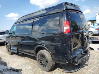 2021 GMC Savana Cargo Van with VIN 1GTW7AF7XM1288092, listed as a Copart auction lot 39192523 with 7,265 mi miles. Bid and sale history available at carsss.com. Image 2.