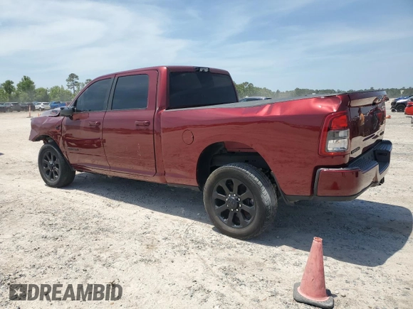 2024 Ram 2500 Big Horn с VIN 3C6UR5DL5RG357067, выставлен на аукционе Copart как лот 57088775 с пробегом 2 276 миль миль и Списание • Salvage title. История ставок и продаж доступна на DreamBid. Изображение 2.