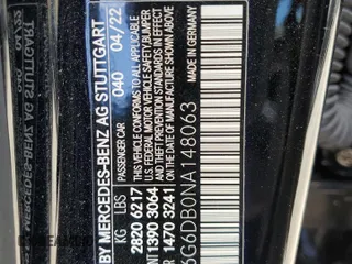 2022 Mercedes-Benz S-Class S 500 with VIN W1K6G6DB0NA148063, listed as a Copart auction lot 46621945 with 54,224 mi miles and Salvage Title. Bid and sale history available at carsss.com. Image 13.