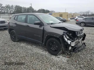 2020 Jeep Compass Sport z VIN 3C4NJCAB2LT219957, wystawiony jako Copart lot #45870845 z przebiegiem 25 855 mil mil oraz Szkoda całkowita • Salvage title. Historia ofert i sprzedaży dostępna na DreamBid. Obrazek 4.