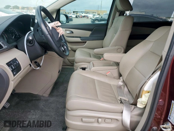 2015 Honda Odyssey EX-L with VIN 5FNRL5H66FB027802, listed as a Copart auction lot 54061475 with 44,489 mi miles and Salvage Title. Bid and sale history available at carsss.com. Image 7.