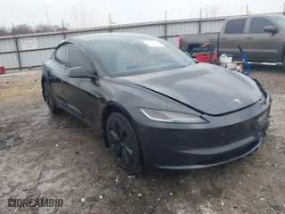 2025 Tesla Model 3 Long Range with VIN 5YJ3E1EA6SF889073, listed as a IAAI auction lot 41466273 with 3,910 mi miles. Bid and sale history available at carsss.com. Image 1.
