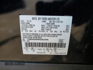 2019 Ford Police Interceptor Utility z VIN 1FM5K8AR8KGB23045, wystawiony jako Copart lot #43536005 z przebiegiem 93 164 mil mil oraz Szkoda całkowita • Salvage title. Historia ofert i sprzedaży dostępna na DreamBid. Obrazek 13.
