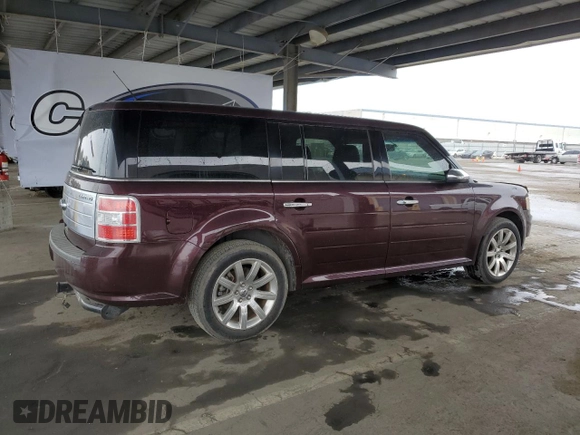 2011 Ford Flex Limited with VIN 2FMGK5DC1BBD25652, listed as a Copart auction lot 54456165 with 162,634 mi miles and Clean Title. Bid and sale history available at carsss.com. Image 3.
