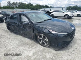 2023 Hyundai Elantra SEL with VIN KMHLS4AG6PU524083, listed as a Copart auction lot 56559725 with 38,435 mi miles and Salvage title. Bid and sale history available at DreamBid. Image 4.