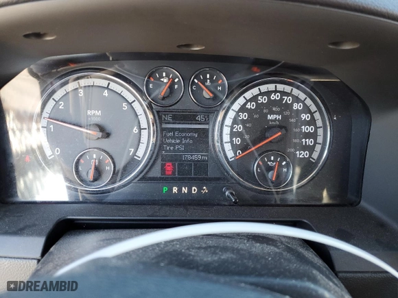 2010 Dodge Ram 1500 SLT with VIN 1D7RB1CT7AS234080, listed as a Copart auction lot 87188914 with 178,459 mi miles and Salvage Title. Bid and sale history available at carsss.com. Image 9.