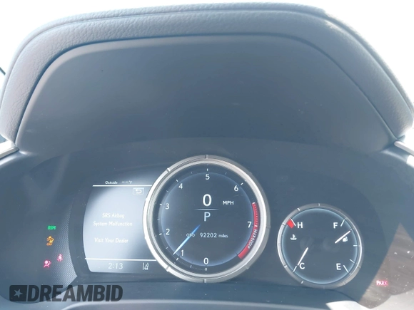2021 Lexus RX 350 F Sport with VIN 2T2YZMDA5MC282968, listed as a IAAI auction lot 42429817 with 92,202 mi miles and . Bid and sale history available at DreamBid. Image 7.