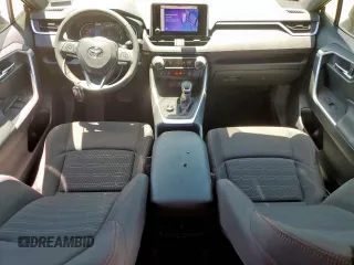 2025 Toyota RAV4 SE with VIN JTMCB3FV5SD244265, listed as a Copart auction lot 66194265 with 1,636 mi miles and Salvage title. Bid and sale history available at DreamBid. Image 8.