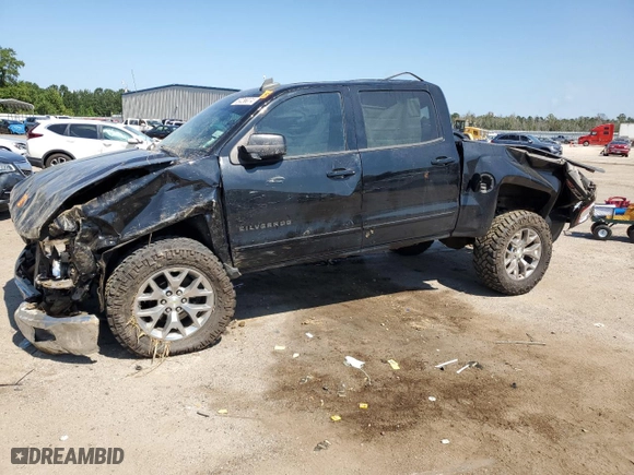 2015 Chevrolet Silverado 1500 LT with VIN 3GCUKRECXFG192387, listed as a Copart auction lot 43978575 with 0 mi miles and Salvage Title. Bid and sale history available at carsss.com. Image 1.