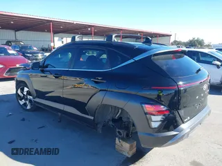 2024 Hyundai Kona Limited with VIN KM8HE3A39RU156344, listed as a IAAI auction lot 41396108 with 12,192 mi miles. Bid and sale history available at carsss.com. Image 3.