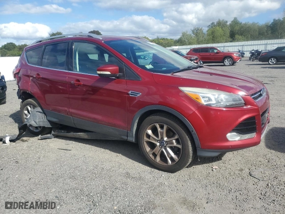 2014 Ford Escape Titanium with VIN 1FMCU9J90EUE31677, listed as a Copart auction lot 71343444 with 177,107 mi miles and Clean Title. Bid and sale history available at carsss.com. Image 4.