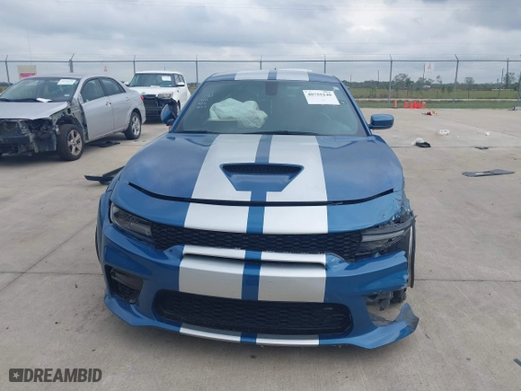 2020 Dodge Charger Scat Pack with VIN 2C3CDXGJ5LH185742, listed as a IAAI auction lot 40755140 with 1 mi miles. Bid and sale history available at carsss.com. Image 12.