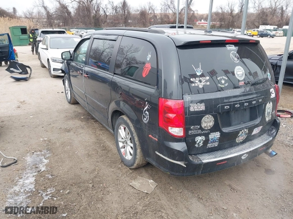 2016 Dodge Grand Caravan SXT with VIN 2C4RDGCG6GR204301, listed as a IAAI auction lot 41605016 with 93,400 mi miles. Bid and sale history available at carsss.com. Image 3.