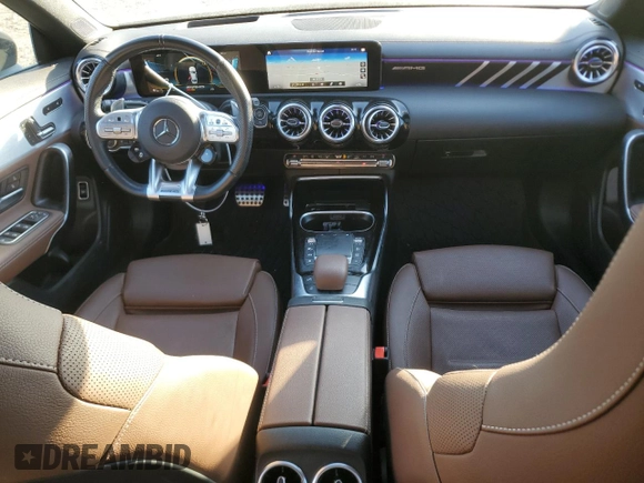 2022 Mercedes-Benz CLA 35 AMG with VIN W1K5J5BB9NN288762, listed as a Copart auction lot 42635445 with 25,782 mi miles and Salvage Title. Bid and sale history available at DreamBid. Image 8.