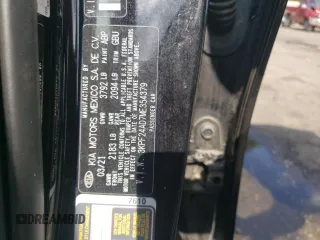 2021 Kia Forte LXS with VIN 3KPF24AD7ME354379, listed as a Copart auction lot 57523025 with Not provided miles and Salvage title. Bid and sale history available at DreamBid. Image 12.