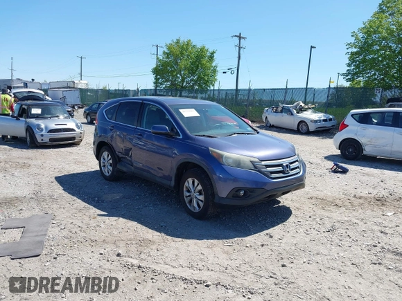 2014 Honda CR-V EX with VIN 5J6RM4H50EL083223, listed as a IAAI auction lot 42133983 with 108,073 mi miles and . Bid and sale history available at DreamBid. Image 1.
