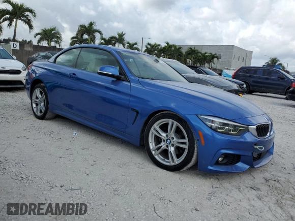 2018 BMW 4 Series 430i xDrive with VIN WBA4Z3C53JEC56749, listed as a Copart auction lot 45543915 with 34,901 mi miles and Salvage Title. Bid and sale history available at DreamBid. Image 4.