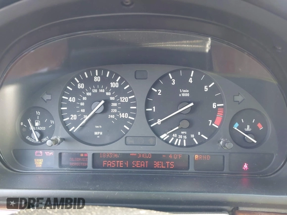 2003 BMW 5 Series 525iA with VIN WBADT43463G025654, listed as a IAAI auction lot 42152553 with 189,396 mi miles. Bid and sale history available at carsss.com. Image 7.