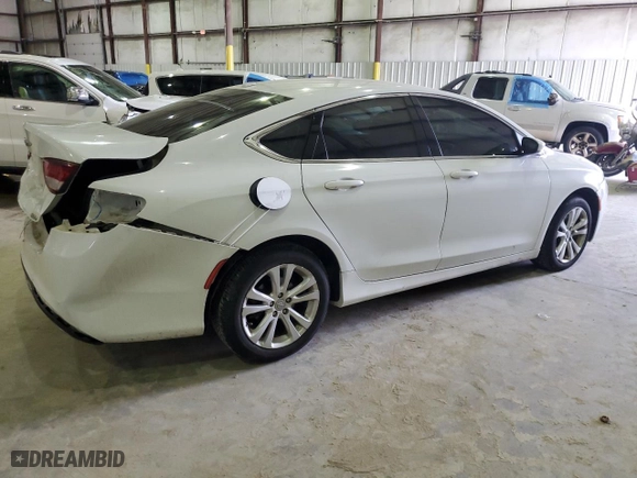 2015 Chrysler 200 Limited with VIN 1C3CCCAB9FN639936, listed as a Copart auction lot 48208805 with 122,670 mi miles and Salvage Title. Bid and sale history available at carsss.com. Image 3.