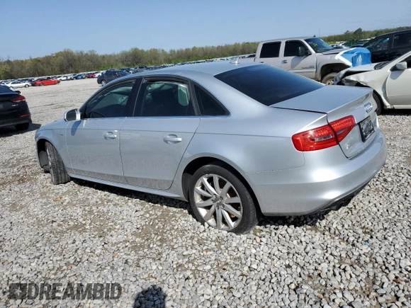 2014 Audi A4 Premium with VIN WAUAFAFL9EN036030, listed as a Copart auction lot 50515125 with 0 mi miles and Salvage Title. Bid and sale history available at carsss.com. Image 2.