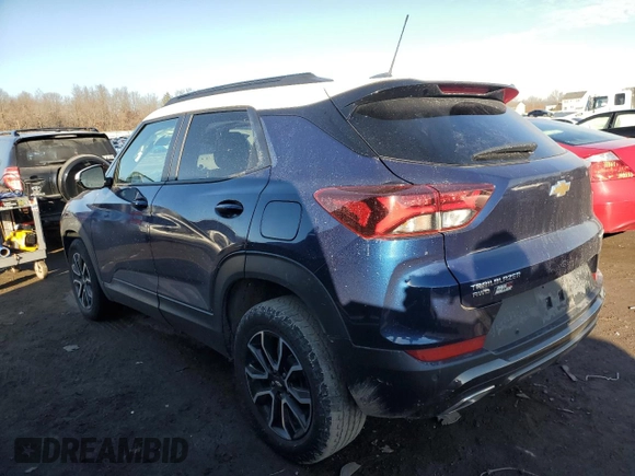 2023 Chevrolet TrailBlazer ACTIV with VIN KL79MSSL0PB085495, listed as a Copart auction lot 86091804 with 16,185 mi miles and Salvage Title. Bid and sale history available at DreamBid. Image 2.
