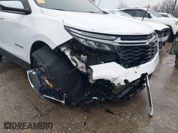 2022 Chevrolet Equinox RS with VIN 3GNAXMEVXNS118530, listed as a IAAI auction lot 41452469 with 53,217 mi miles and . Bid and sale history available at DreamBid. Image 6.