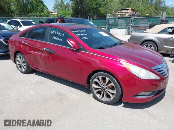 2014 Hyundai Sonata SE with VIN 5NPEC4AC6EH812605, listed as a IAAI auction lot 42149050 with 122,867 mi miles and . Bid and sale history available at DreamBid. Image 1.