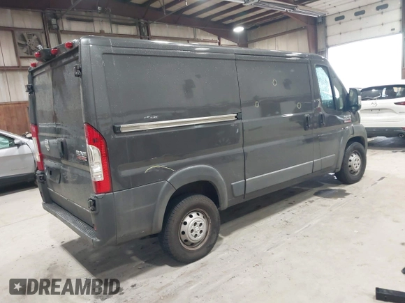 2017 Ram ProMaster Cargo with VIN 3C6TRVAG9HE532398, listed as a IAAI auction lot 41895552 with 76,730 mi miles and . Bid and sale history available at DreamBid. Image 4.