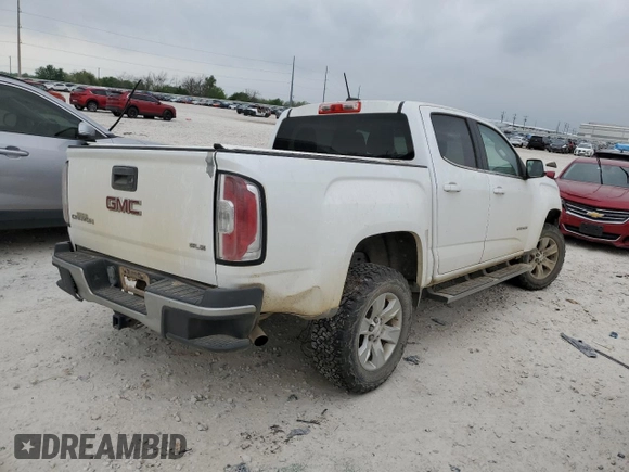 2015 GMC Canyon 2WD SLE with VIN 1GTG5BE31F1227070, listed as a Copart auction lot 51337865 with 49,394 mi miles and Salvage Title. Bid and sale history available at DreamBid. Image 3.